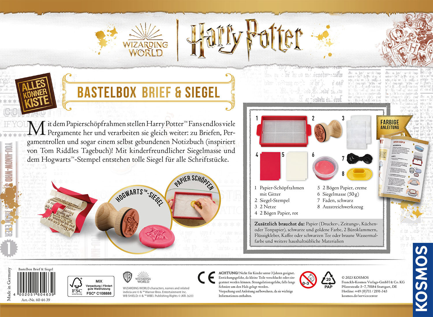 Harry Potter - Bastelbox Brief und Siegel
