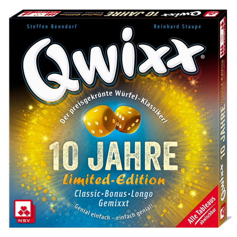 Qwixx - 10 Jahre Jubiläumsedition