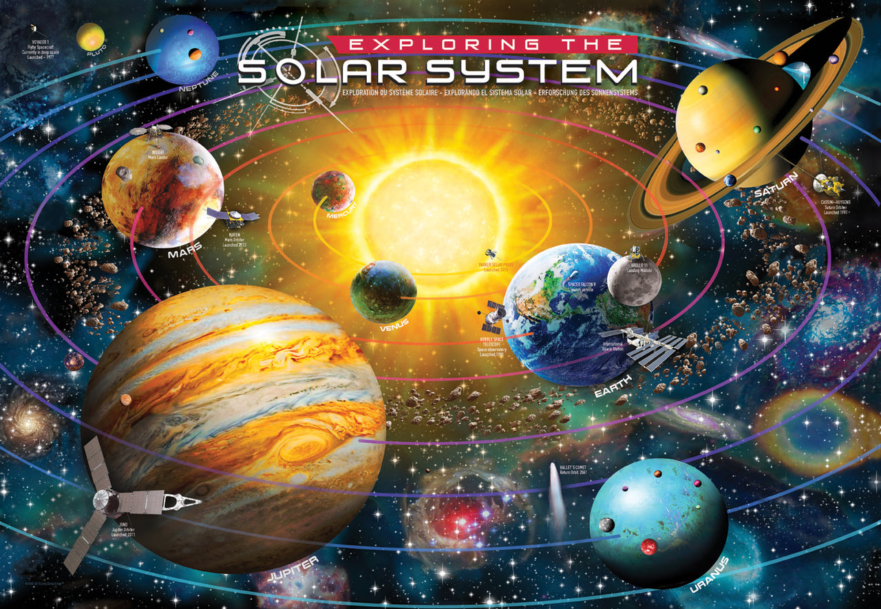 Exploring the Solar System | Puzzle 200 XXL-Teile