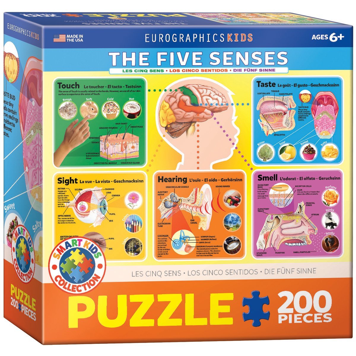 Puzzle - Die fünf Sinne 200 Teile
