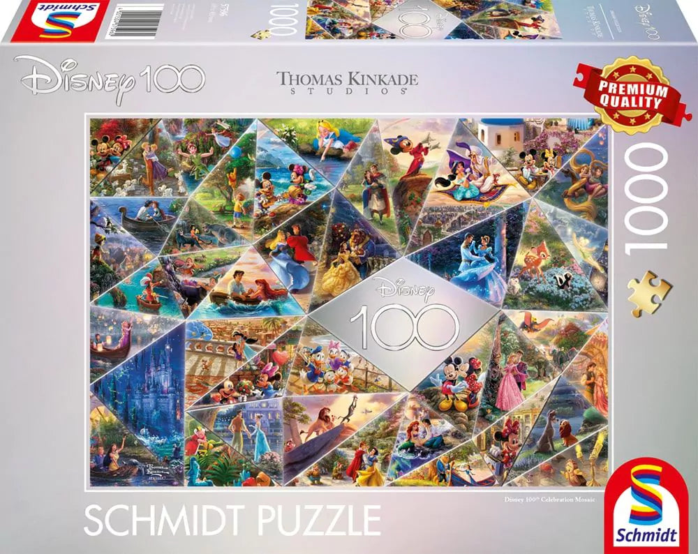 Puzzle - Disney 100th Celebration Mosaic 1000 Teile