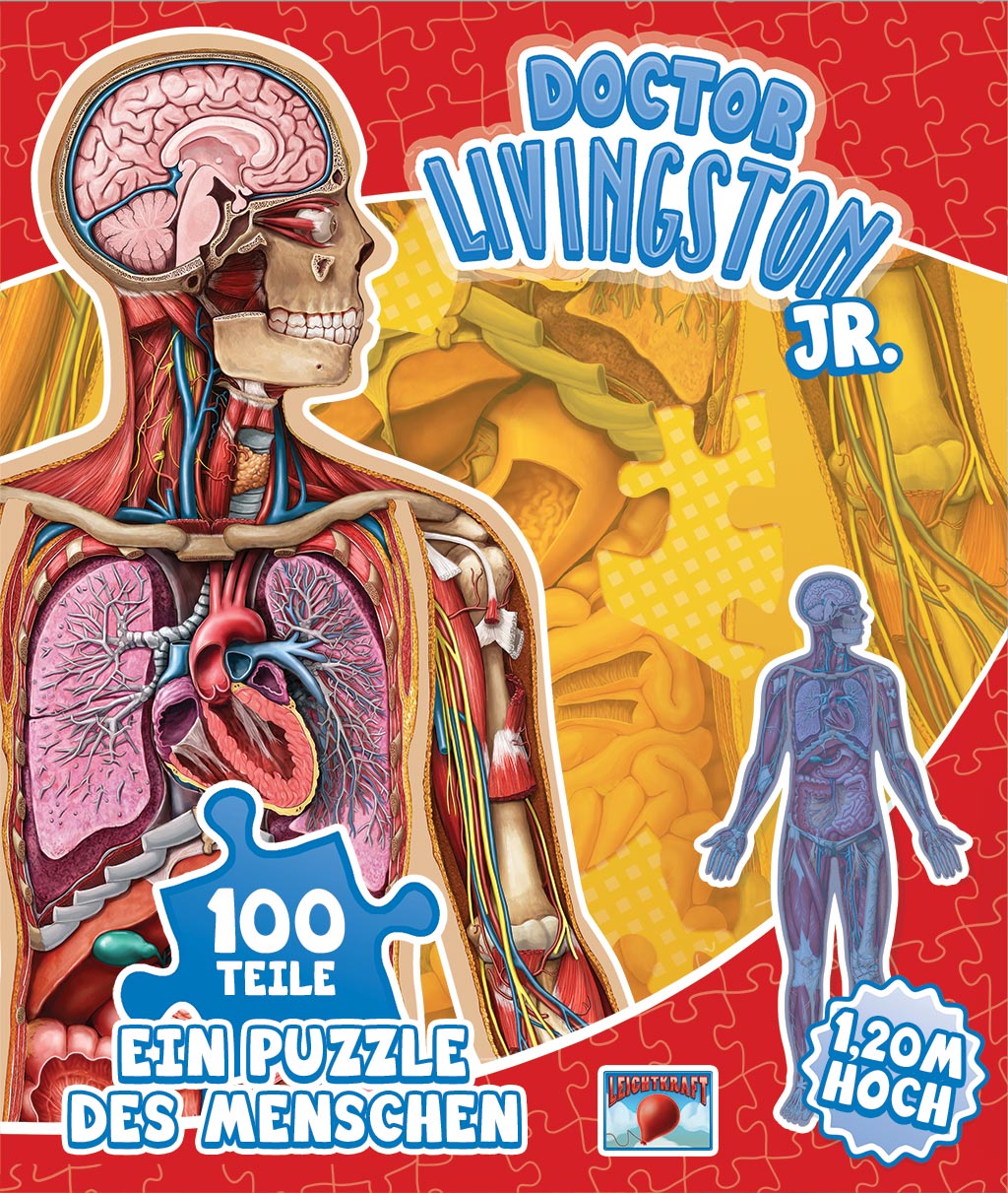 Puzzle - Junior-Anatomiepuzzle: Der Mensch 100 Teile