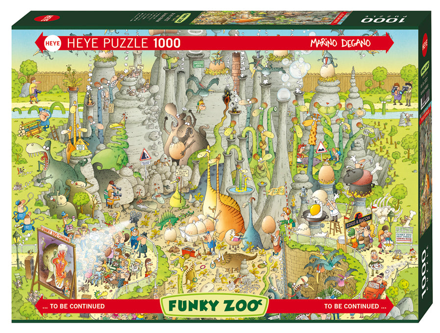 Puzzle - Jurassic Habitat 1000 Teile