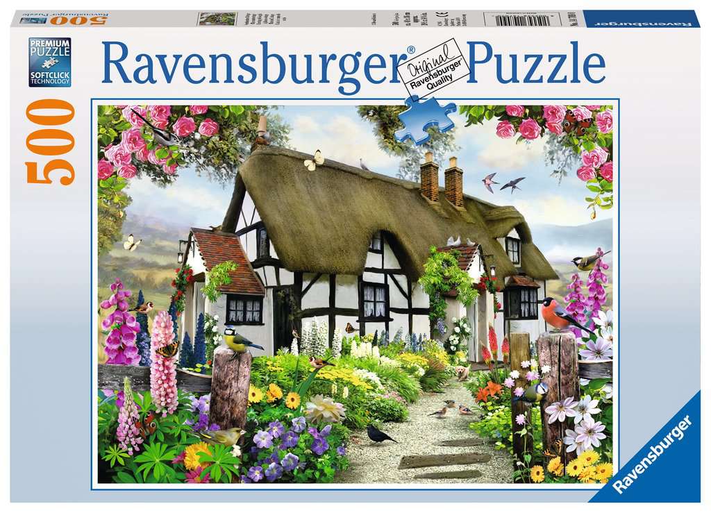 Puzzle - Verträumtes Cottage 500 Teile