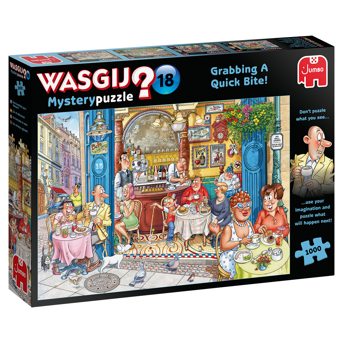 Puzzle - Wasgij Mystery 18 - Happ Schnapp 1000 Teile
