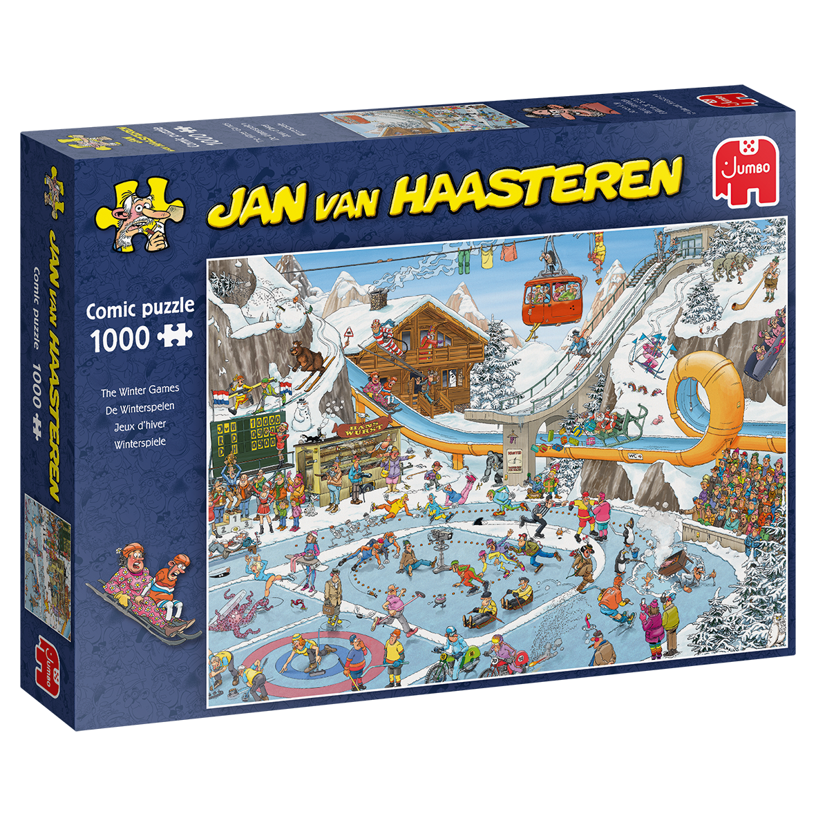 Puzzle - Winterspiele (van Haasteren) 1000 Teile