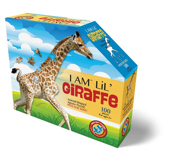 I Am Lil' Giraffe | Konturpuzzle 100 XL Teile | Madd Capp