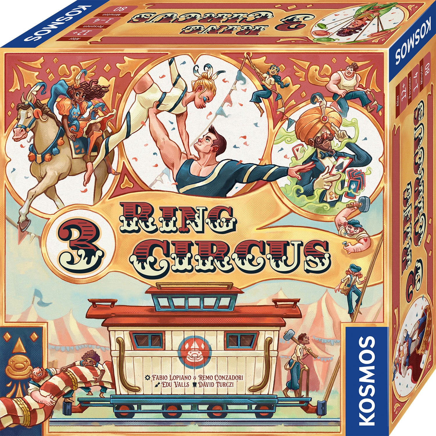 Brettspiel 3 Ring Circus Cover