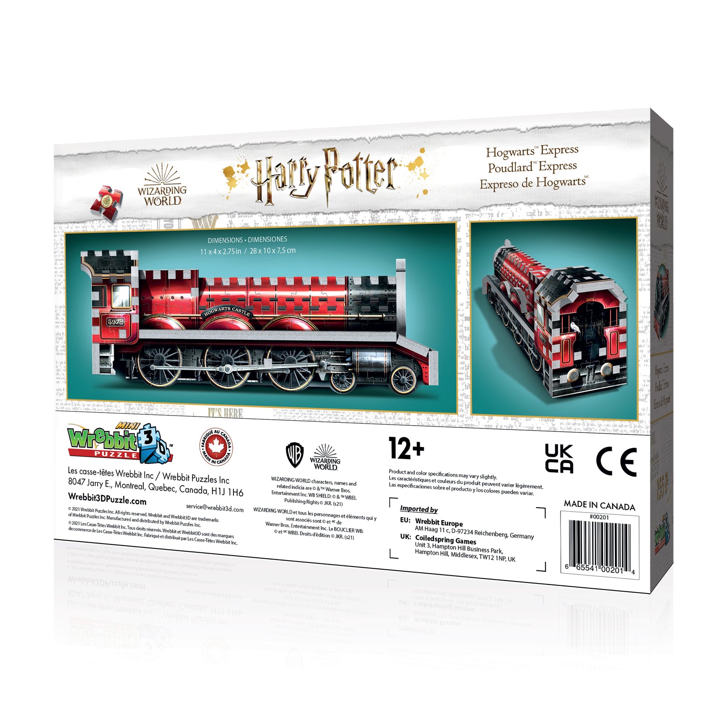 Puzzle - 3D Harry Potter - Hogwarts Express Mini