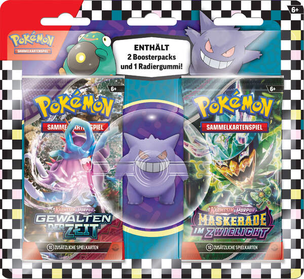 Pokémon - Back to School Eraser Blister 2024 Cover Gengar