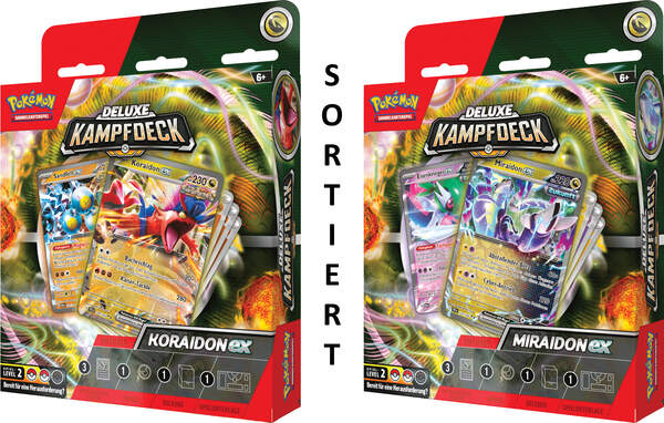 Pokémon -  Deluxe-Kampfdeck Miraidon/Koraidon August 2024 Cover