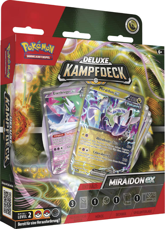 Pokémon -  Deluxe-Kampfdeck Miraidon/Koraidon August 2024 Miraidon-ex