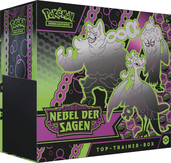 Pokémon KP06.5 Nebel der Sagen - Top-Trainer Box Cover