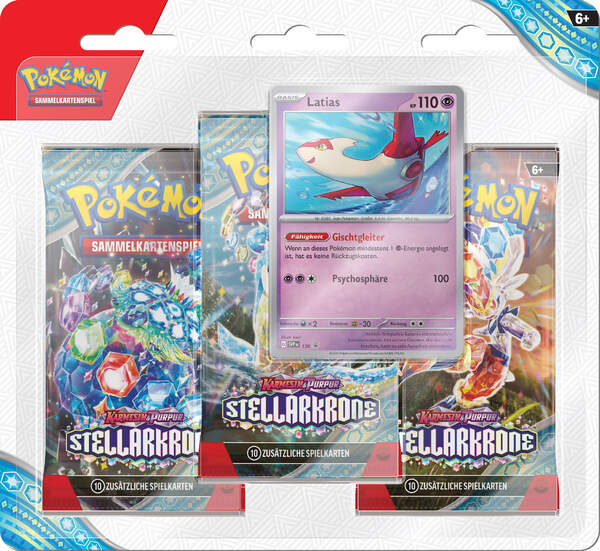 Pokémon KP07 - Stellarkrone - 3 Pack Blister Cover