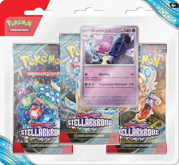 Pokémon KP07 - Stellarkrone - 3 Pack Blister Cover