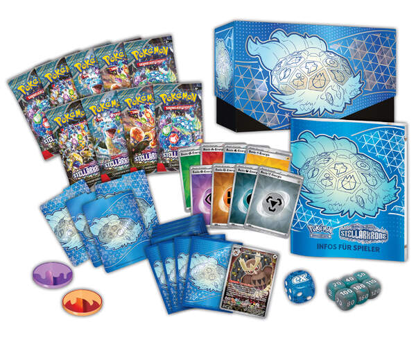 Pokémon KP07 - Stellarkrone - Top Trainer Box Inhalt