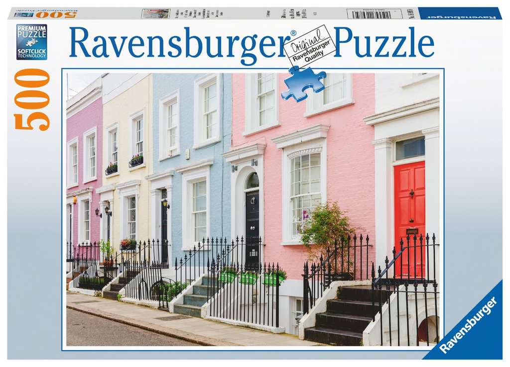 Bunte Stadthäuser in London | Puzzle 500 Teile