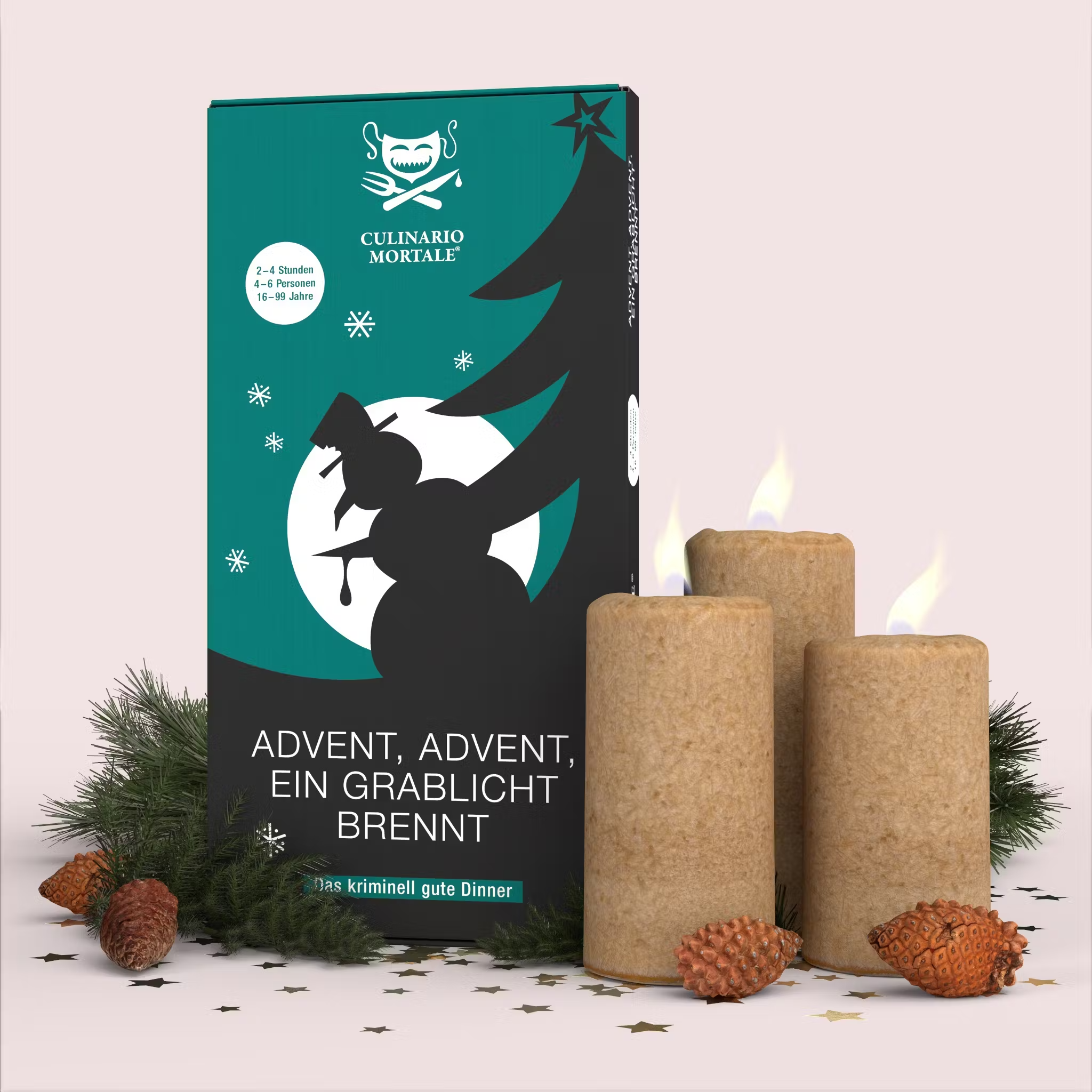 Krimispiel Advent, Advent, ein Grablicht brennt Cover