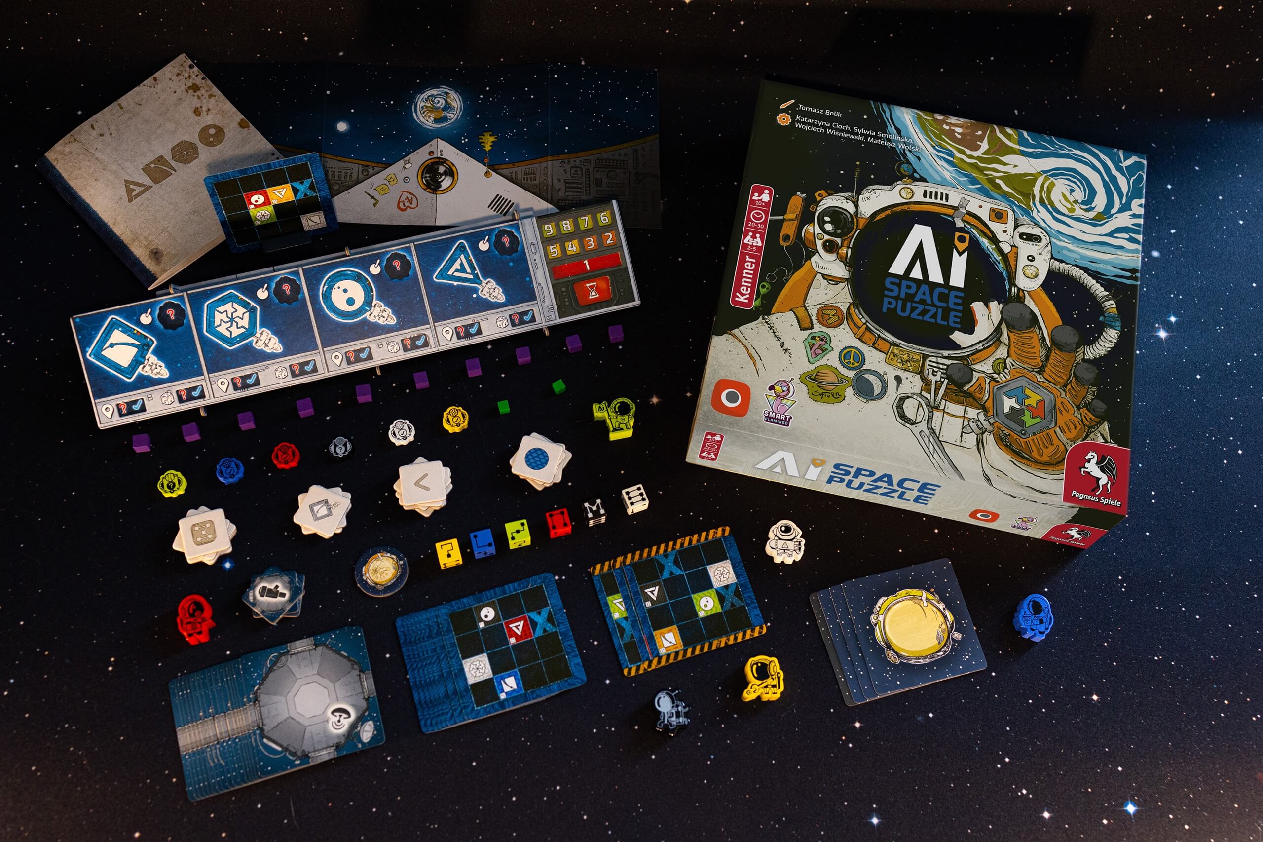 Kennerspiel AI Space Puzzle Inhalt