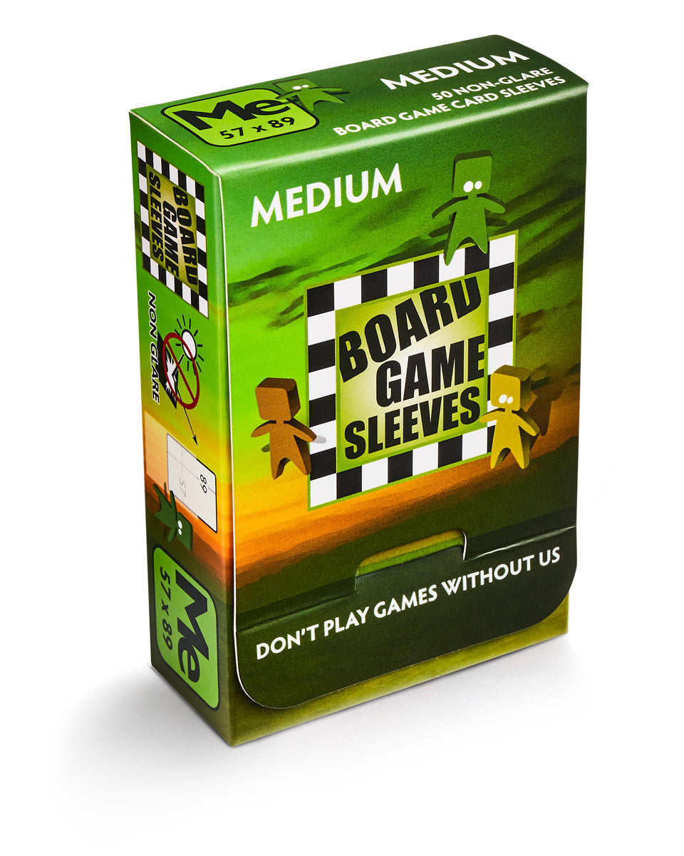 Board Games Sleeves - Non-Glare - Medium (57x89mm)