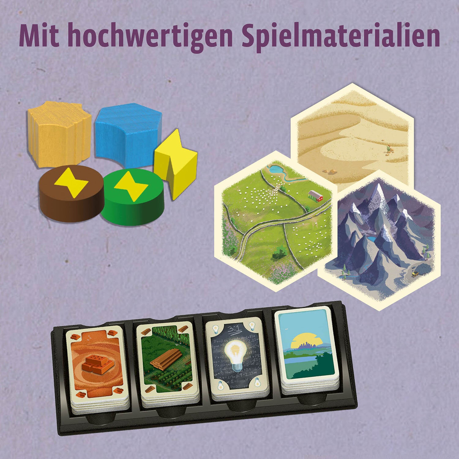 Familienspiel Catan - Energien Inhalt