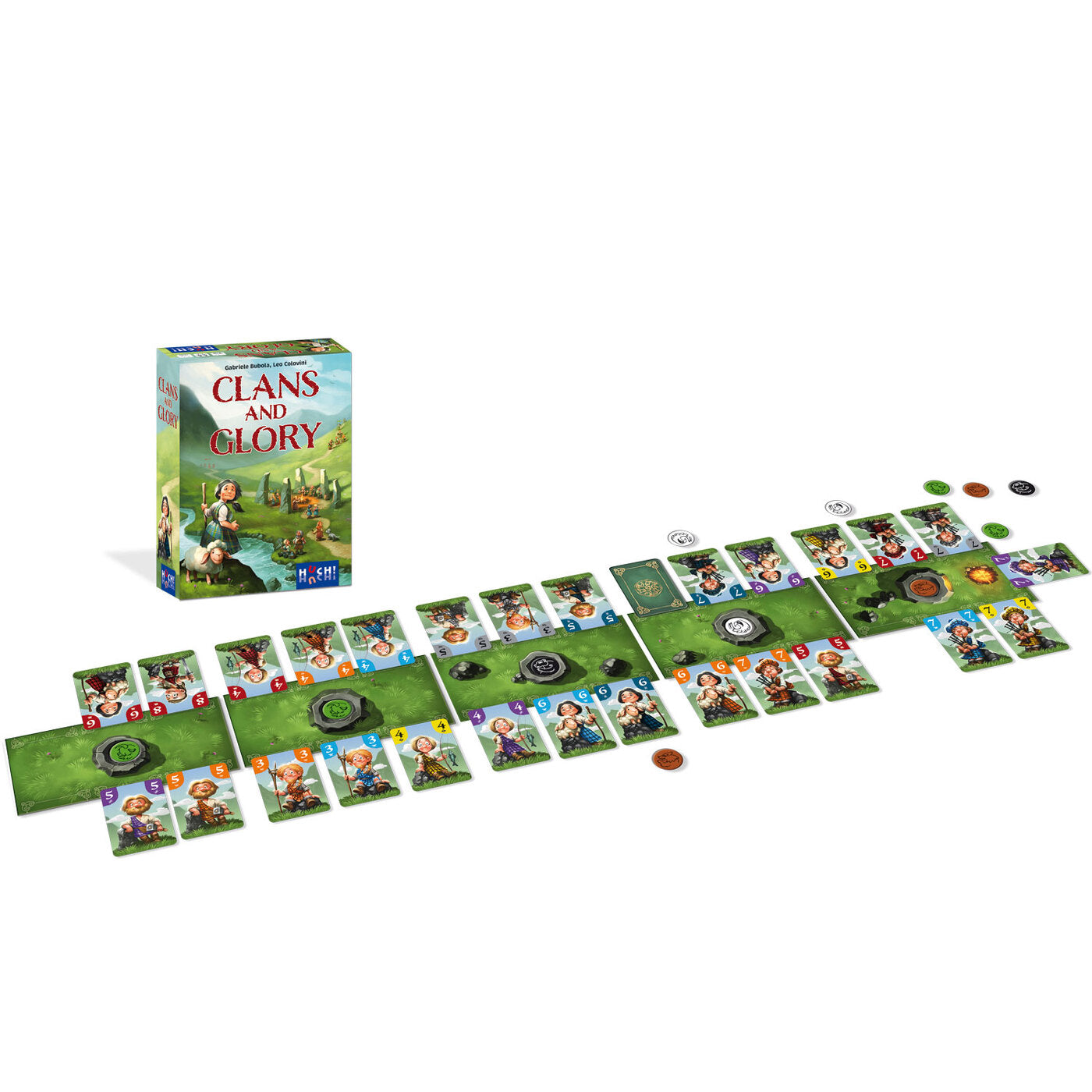 Familienspiel Clans of Glory Inhalt