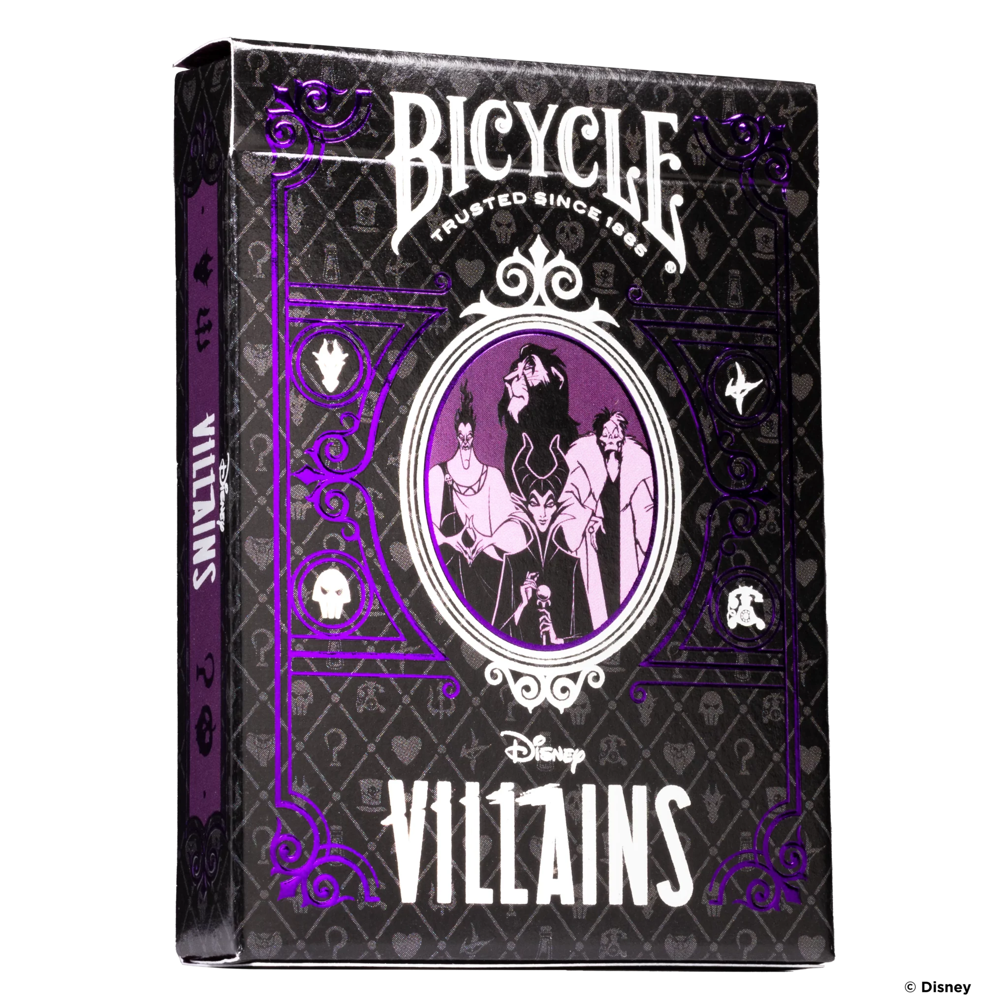 Bicycle - Disney Villains - Purple Cover