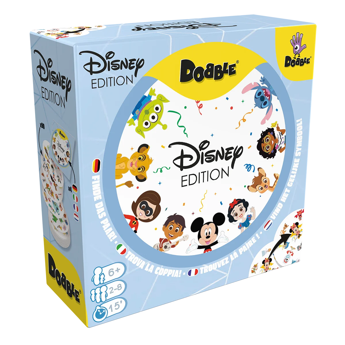 Familienspiel Dobble Disney Cover