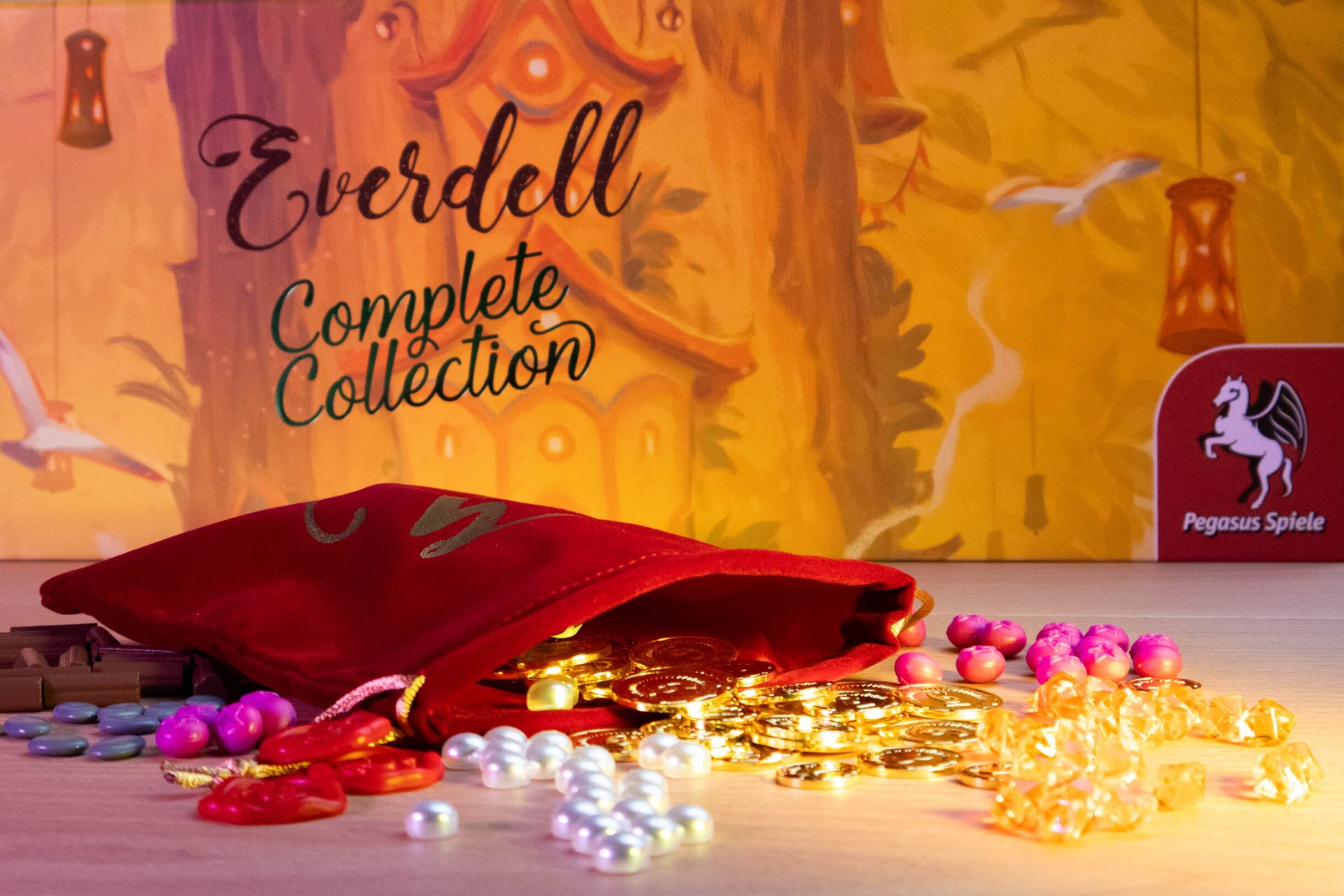 Kennerspiel Everdell - Complete Collection Ressourcen Inhalt