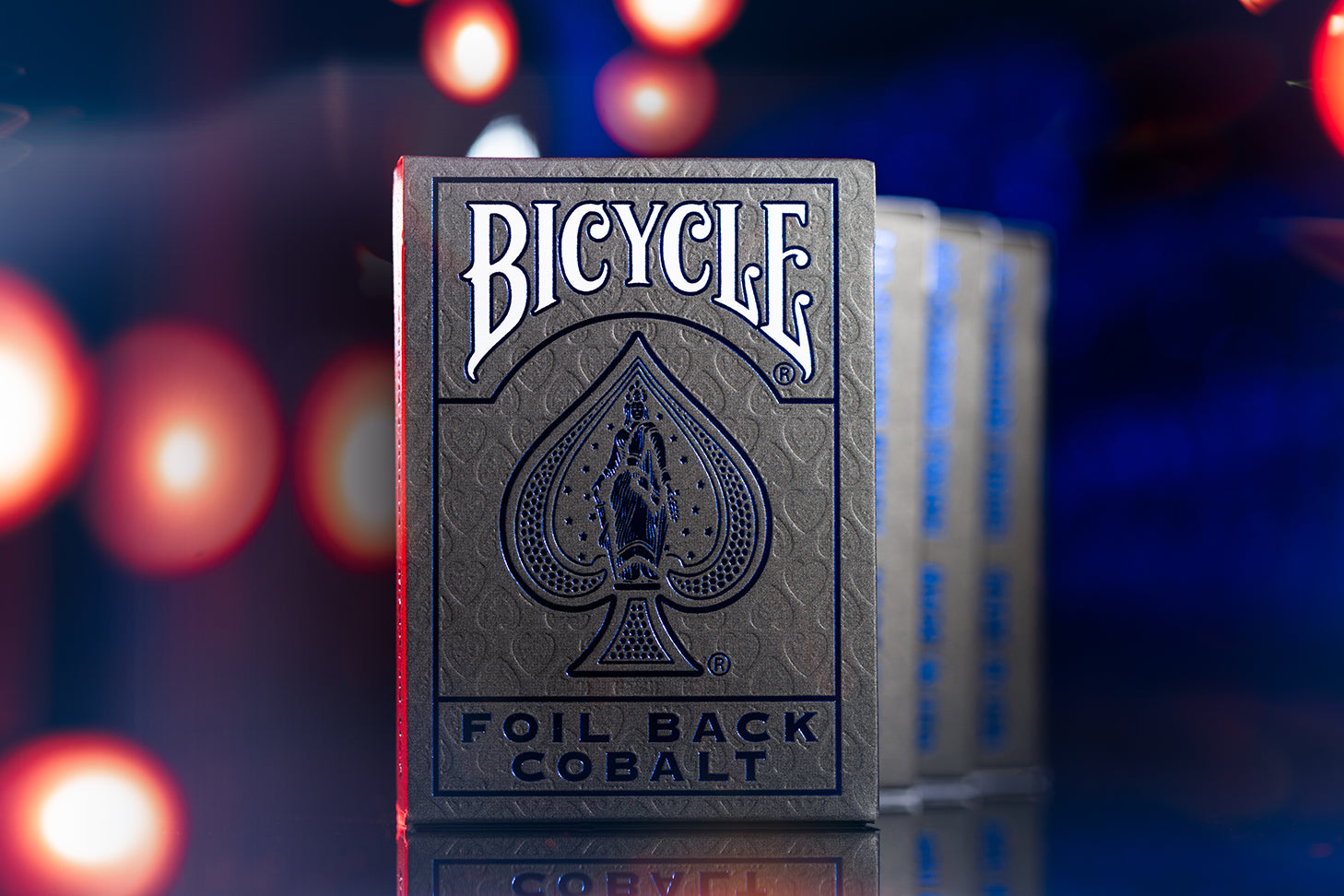 Bicycle - Foil Back Crimson Blue Cover