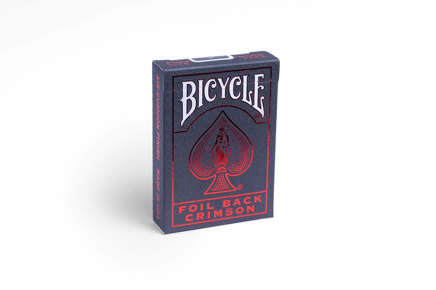 Bicycle - Foil Back Crimson Red Cover