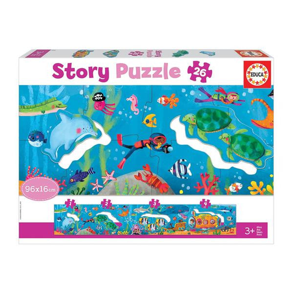 Unterwasser | Geschichten-Puzzle 26 Teile