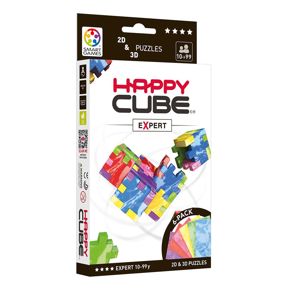 Logikspiel Happy Cube 6 Colour Pack Expert Cover