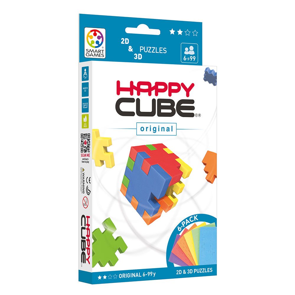 Logikspiel Happy Cube 6 Colour Pack Original Cover