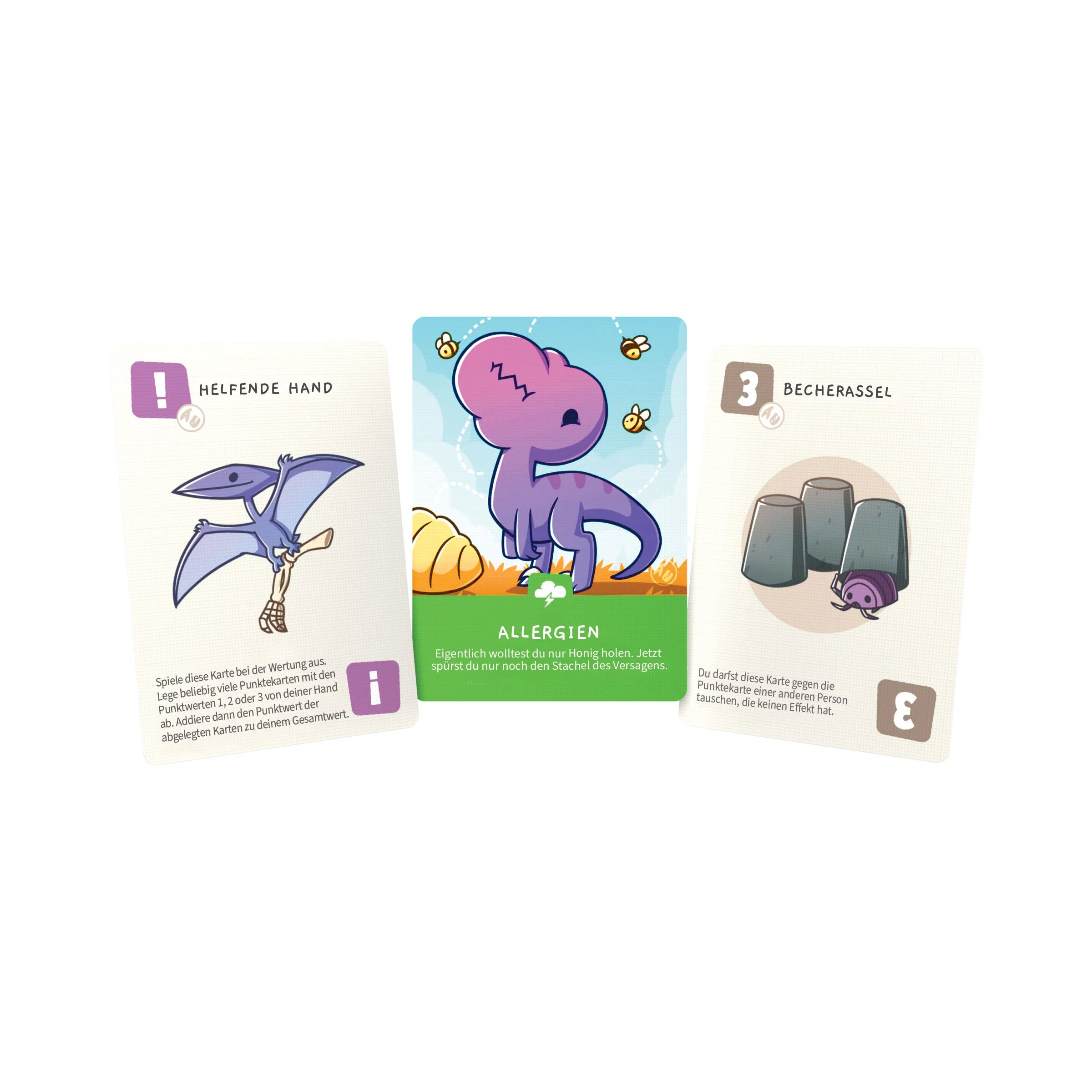 Partyspiel Happy Little Dinosaurs - Erweiterung für 5-6 Personen Karten