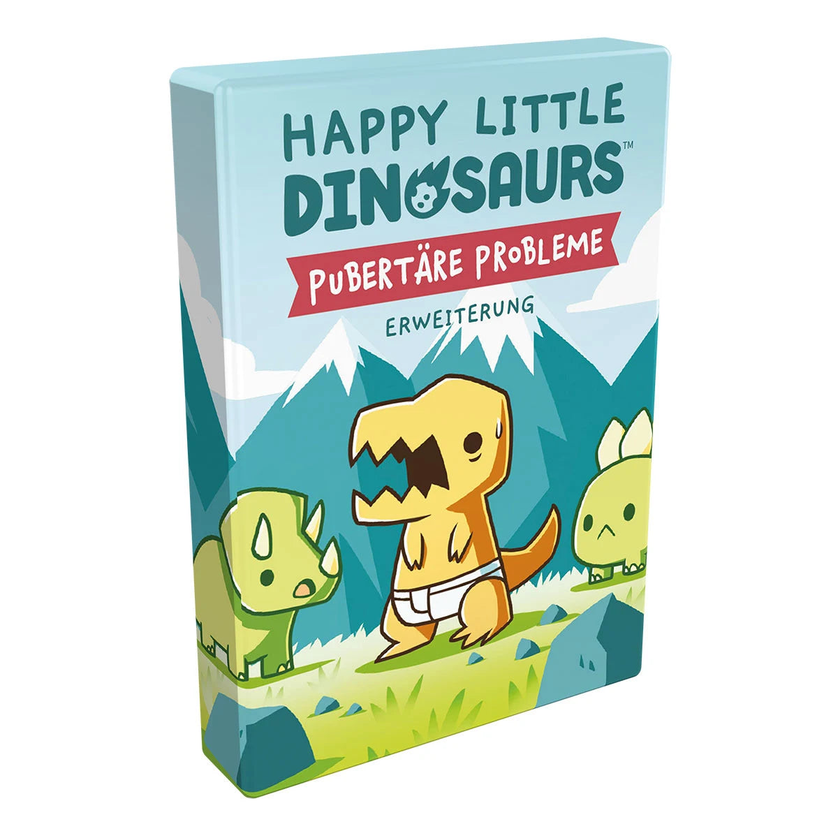 Partyspiel Happy Little Dinosaurs - Pubertäre Probleme Cover