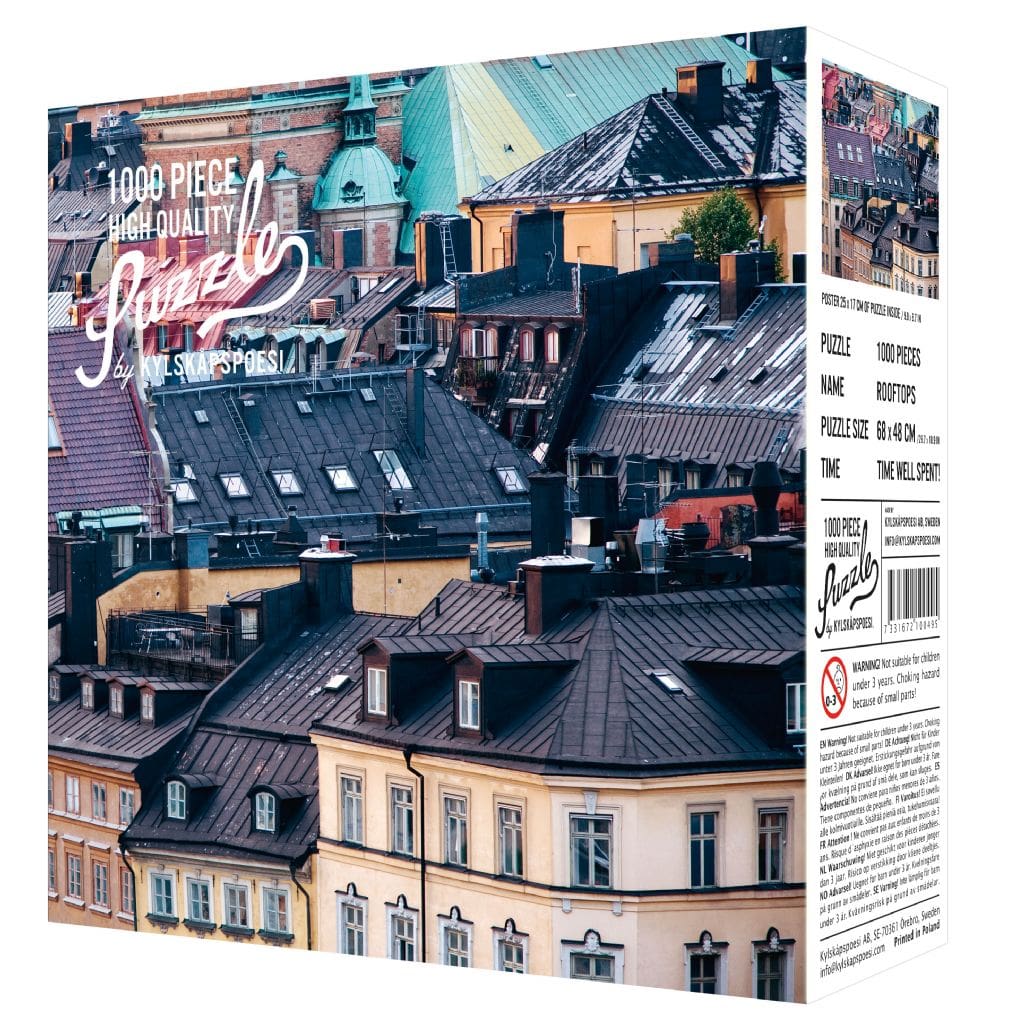 Dächer über Stockholm | High Quality Puzzle 1000 Teile