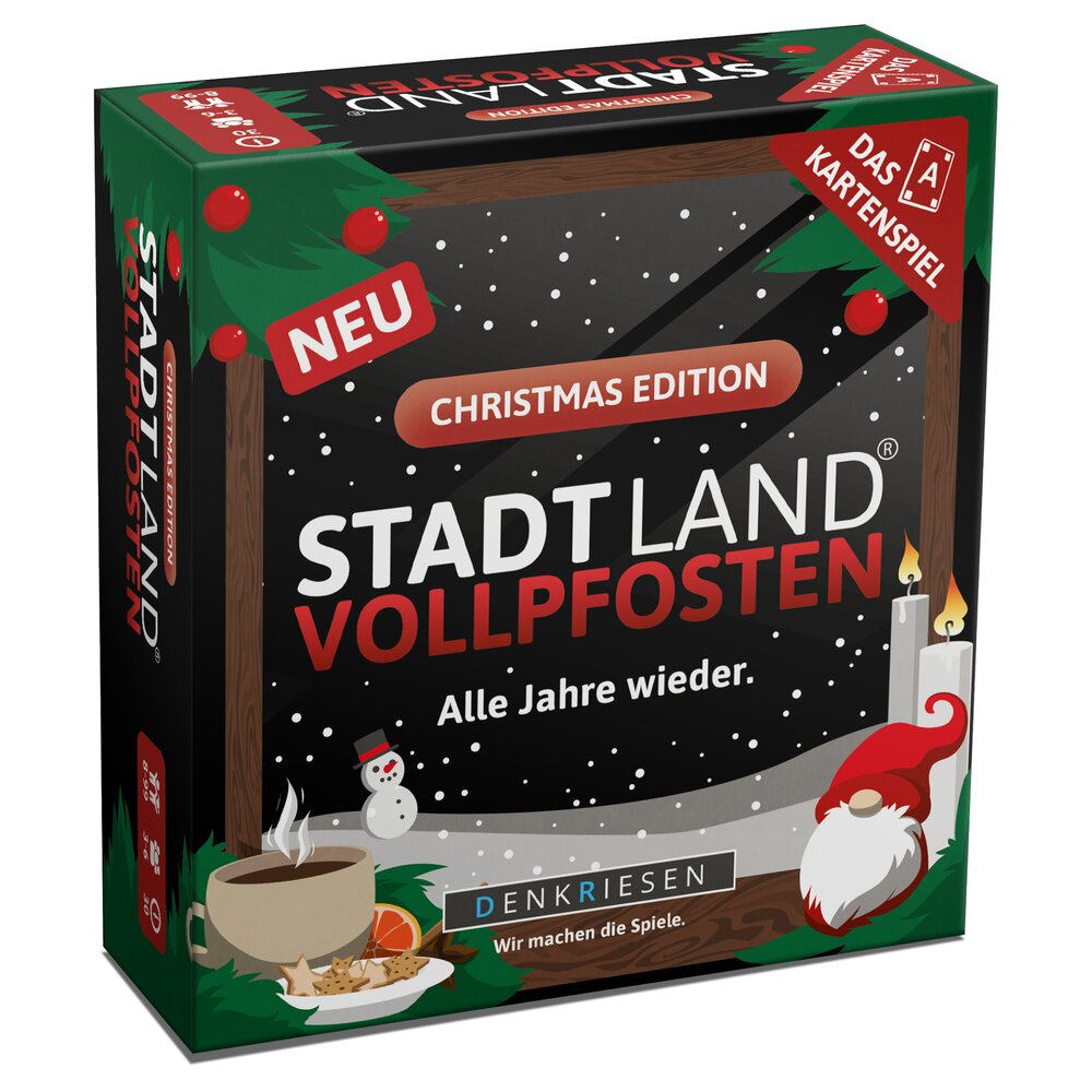 Stadt Land Vollpfosten - Das Kartenspiel: Christmas Edition