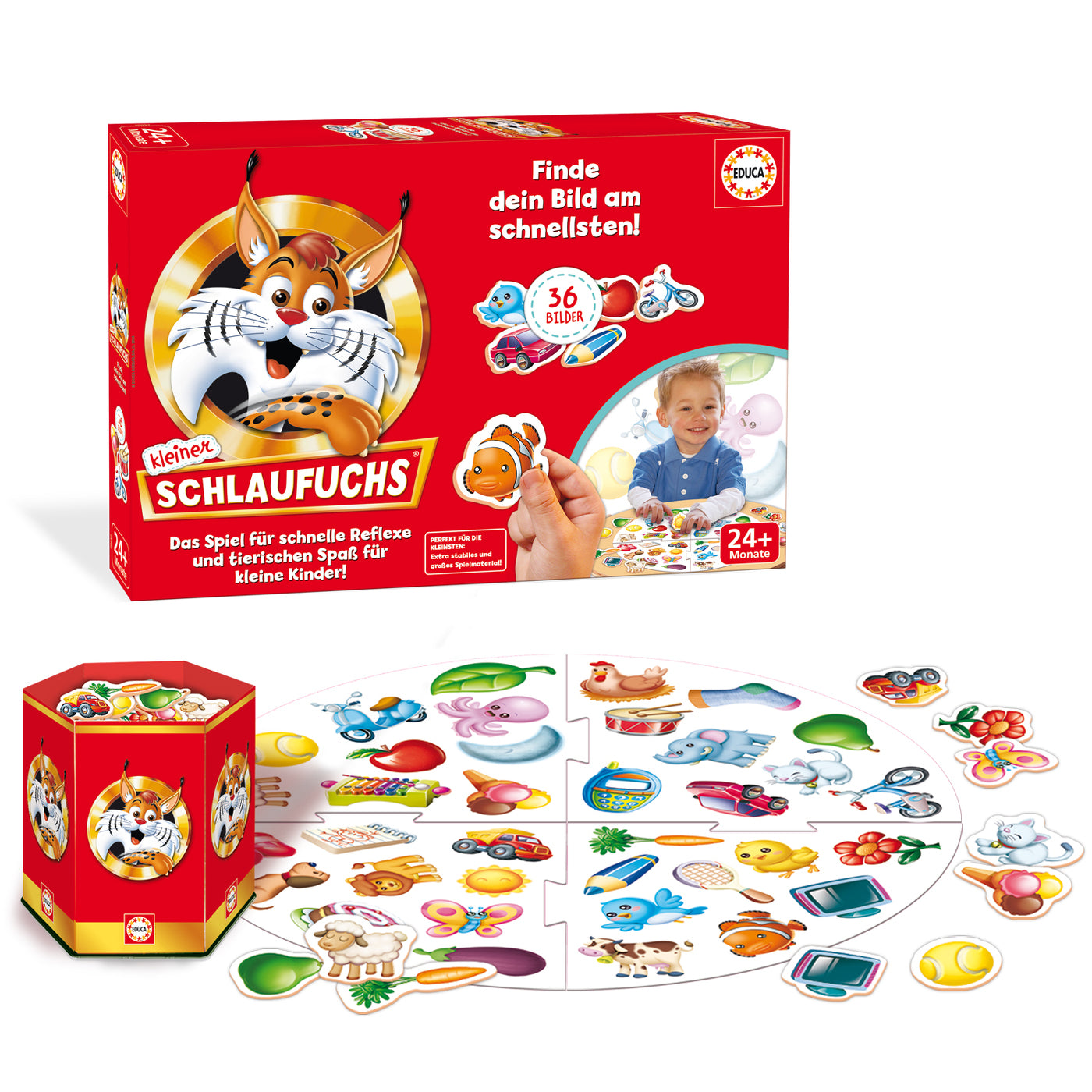 Kinderspiel Kleiner Schlaufuchs Inhalt