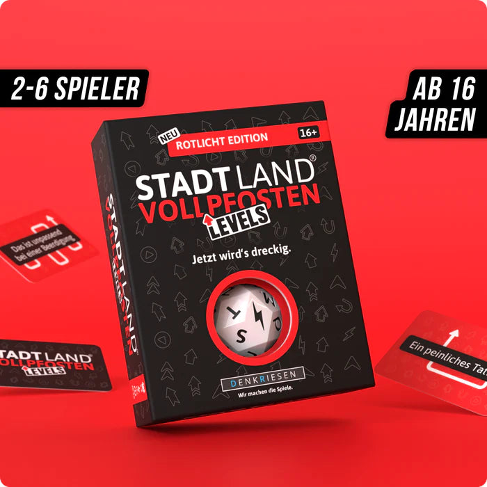 Stadt Land Vollpfosten - Levels | Rotlicht Edition - Jetzt wird's dreckig