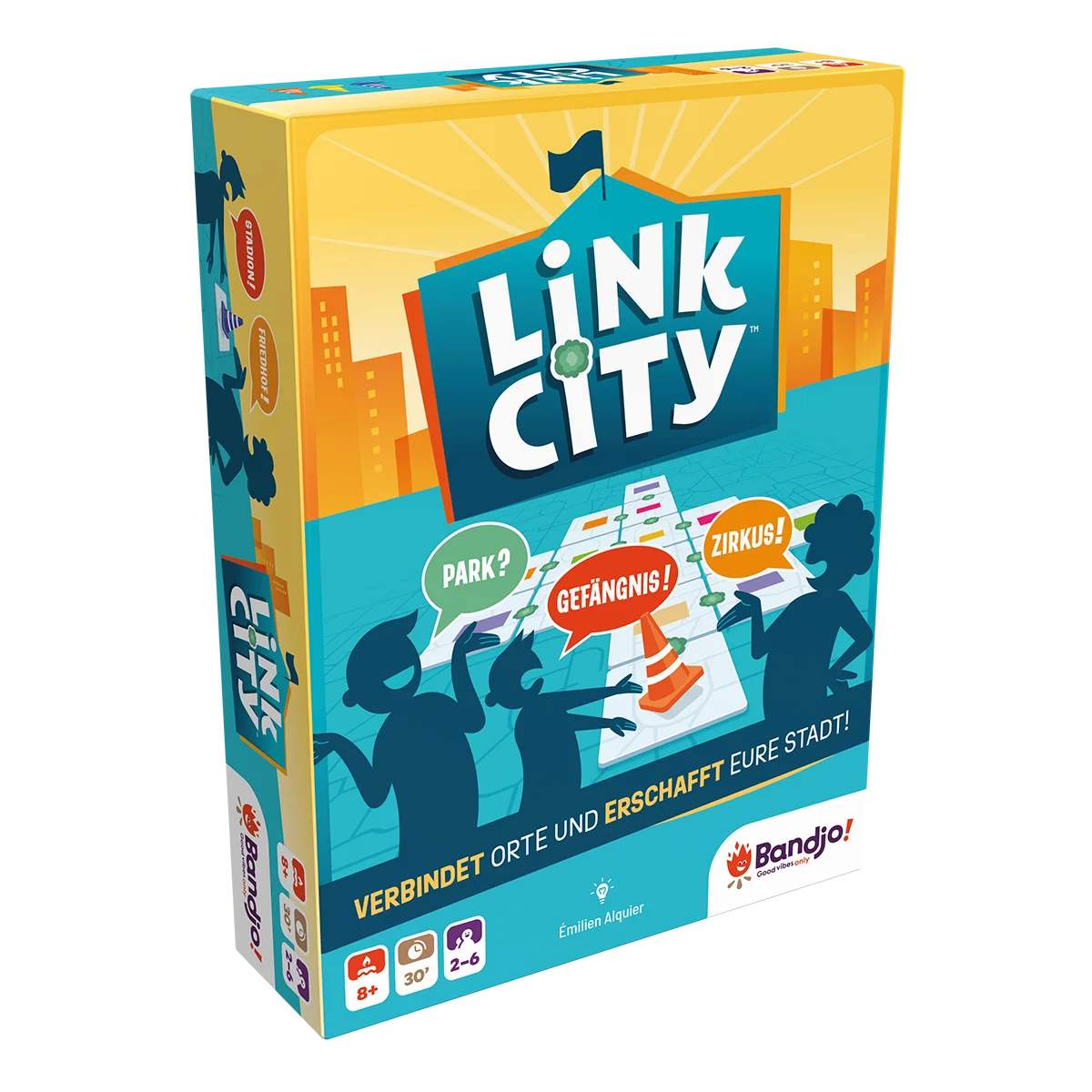 Partyspiel Link City Cover