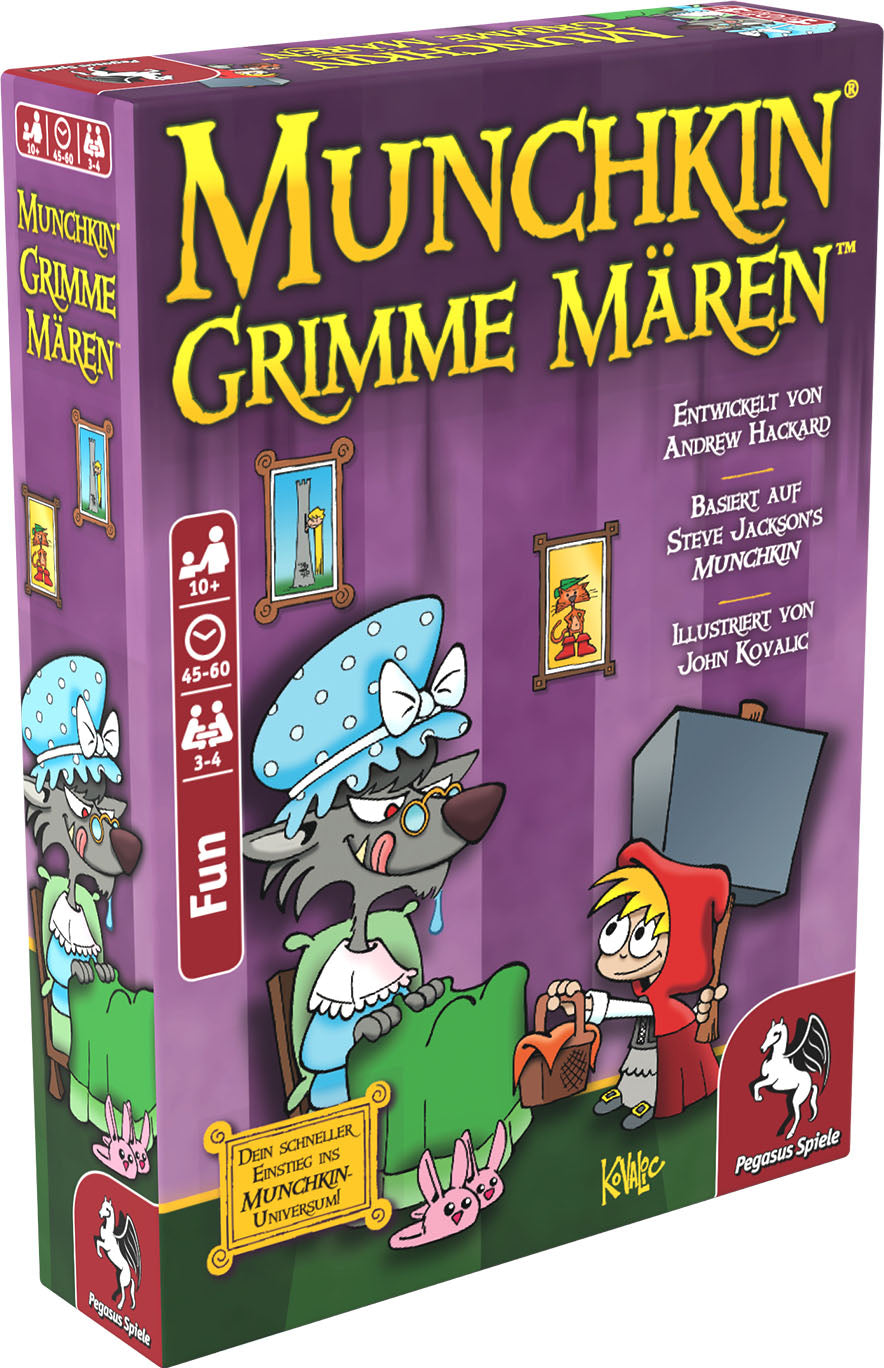 Kartenspiel Munchkin Grimme Mären Cover