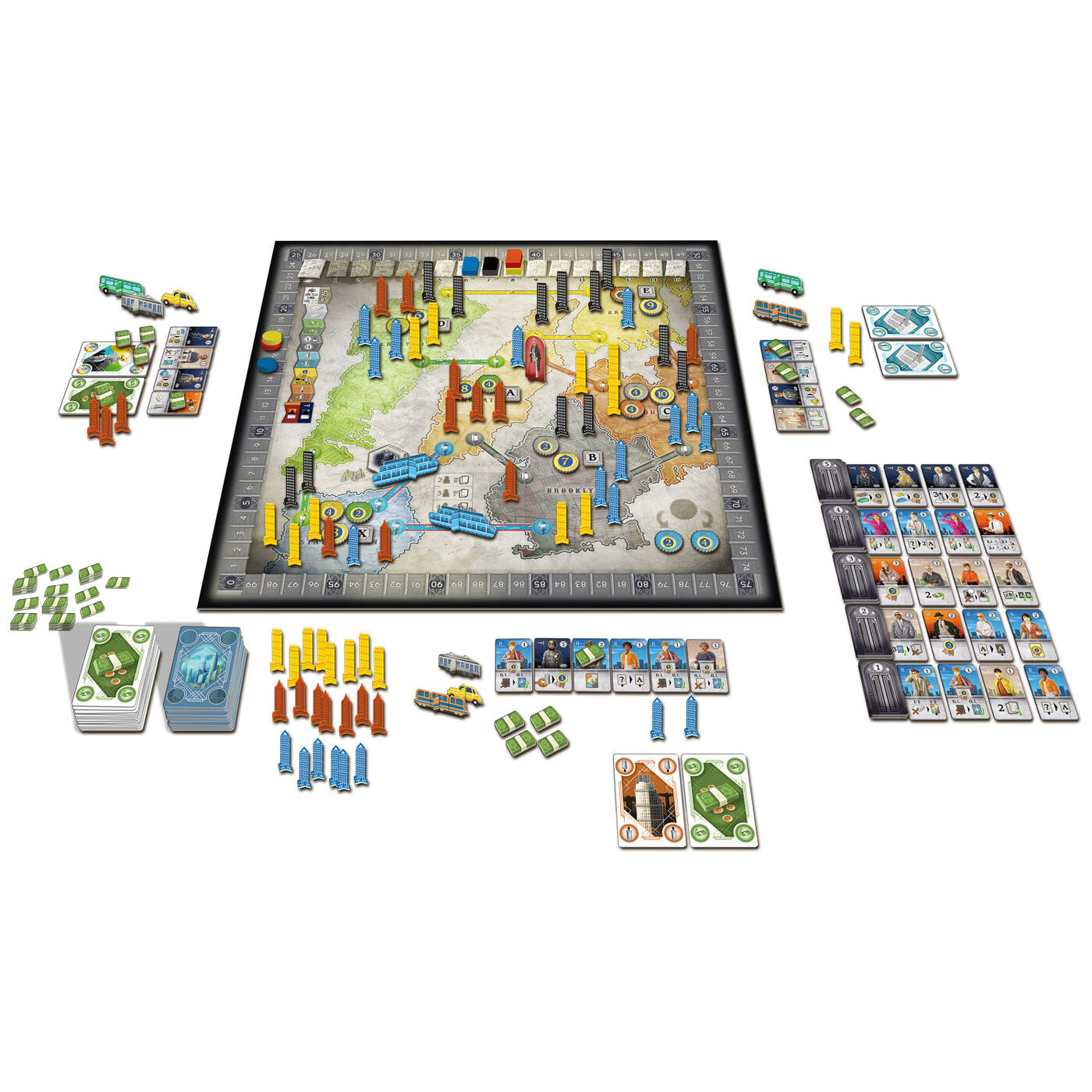 Familienspiel New York City - Essential Edition Inhalt