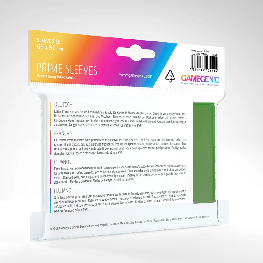 PRIME Sleeves - Standard Size 66x91 mm