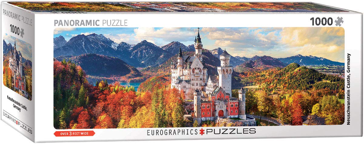 Puzzle - Schloss Neuschwanstein Panorama 1000 Teile