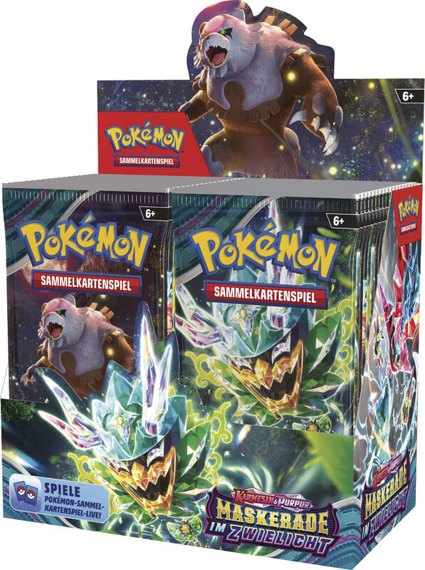 Pokémon KP06 - Maskerade im Zwielicht - Booster Display