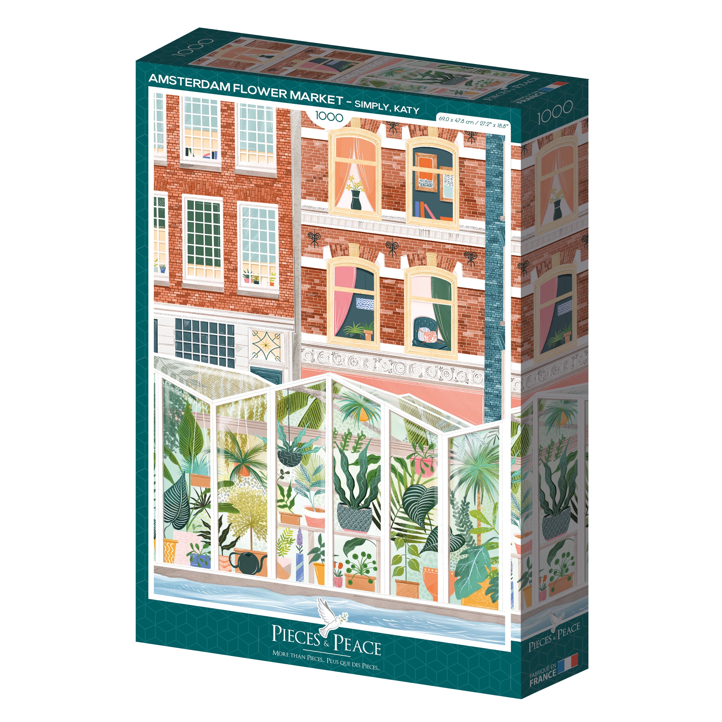 Amsterdam Flower Market | Puzzle 1000 Teile