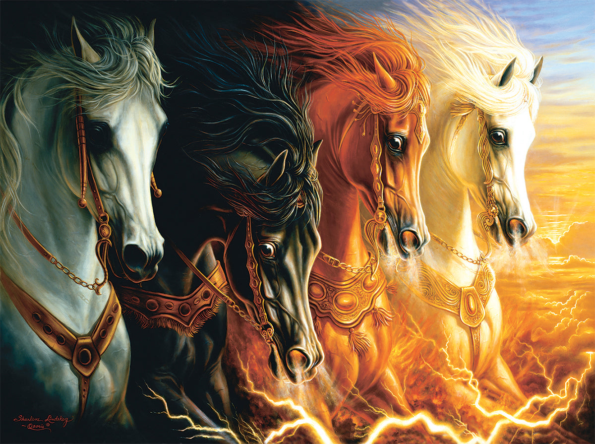Four Horses of Apocalypse | Puzzle 1000 Teile