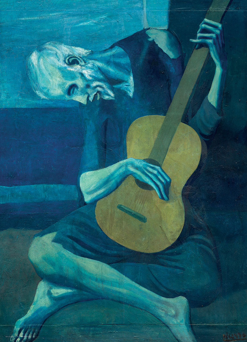 Pablo Picasso - Der alte Gitarrist | Puzzle 1000 Teile