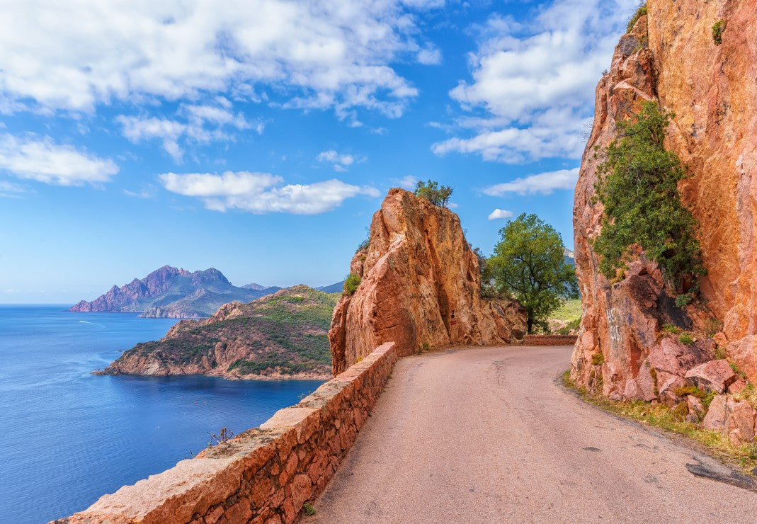 Route dans les Calanques de Piana, Corse |  Puzzle 1000 Teile